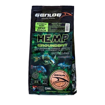 Genlog Groundbait Hemp - Roach 1kg