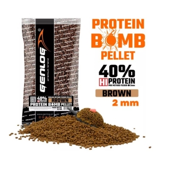 Preview: Genlog Pellet Protein Bomb Brown - 2mm 800g Preview: Genlog Pellet Protein Bomb Brown - 2mm 800g