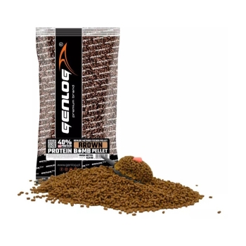 Genlog Pellet Protein Bomb Brown - 2mm 800g
