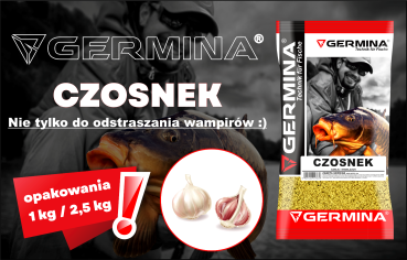 Preview: Germina Groundbaits Grob - KNOBLAUCH 2,5kg Preview: Germina Groundbaits Grob - KNOBLAUCH 2,5kg